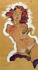 Egon Schiele Famous Paintings - Nude